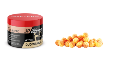 Wafters Match Pro 3D Worms DUO VANILLE 8mm