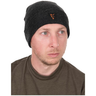 Czapka Fox Collection Beanie - Black/ Orange - 5