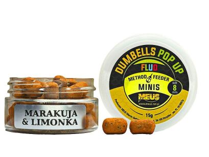 Dumbells Meus Fluo Pop Up Minis 8mm - Marakuja&Limonka