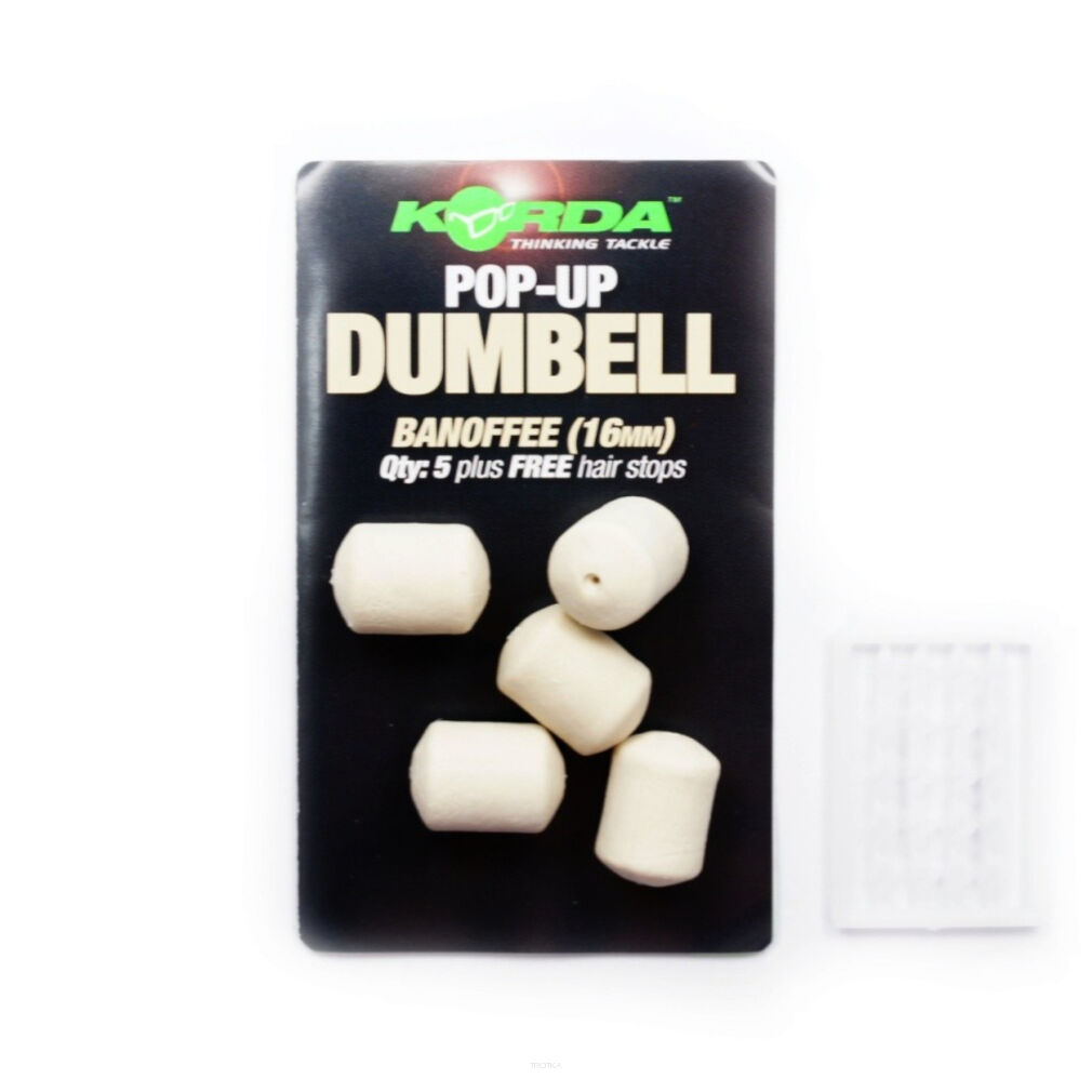 Sztuczne Dumbellsy Korda Pop Up Dumbell Banoffee 16mm