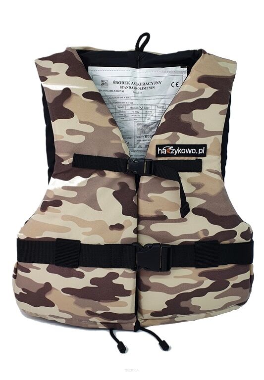 Kamizelka Asekuracyjna haczykowo.pl Camo Sand S