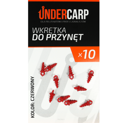 Wkrętka do przynęt Under Carp - czerwona