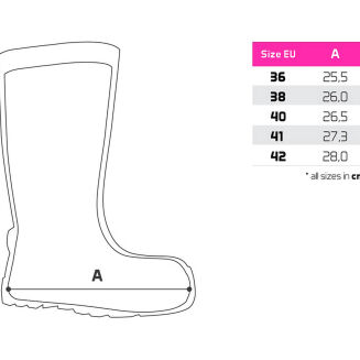 Kalosze Delphin BRONTO Queen / Różowe - 38 - 3