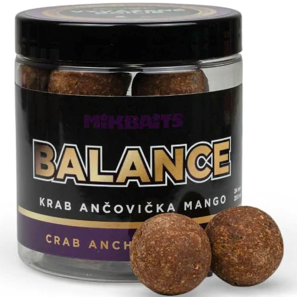 Kulki Mikbaits Fanatica Balance Krab Ančovička Mango 24mm 250ml