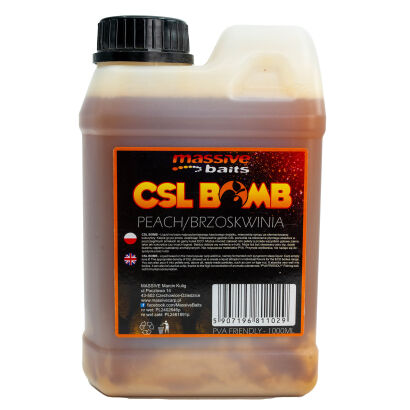 Liquid Massive Baits CSL Boomb Peach 1l