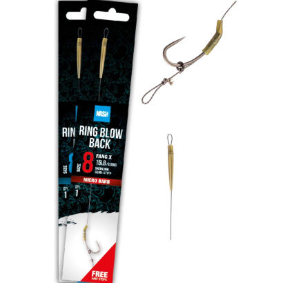 Przypon Nash Tube Blow Back Rig Barbed - 2