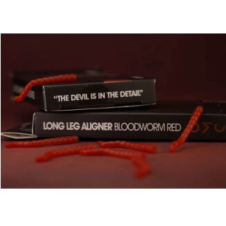 Pozycjonery One More Cast Long Leg Aligner Bloodworm Red - Large - 5