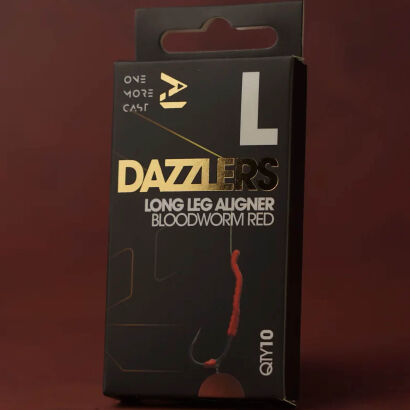 Pozycjonery One More Cast Long Leg Aligner Bloodworm Red - Large