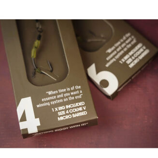 Przypon One More Cast Surrender All-In-1 Rigs Blend Fuzed Leader Leadclip Spinner Colne V Barbed - 6 - 2