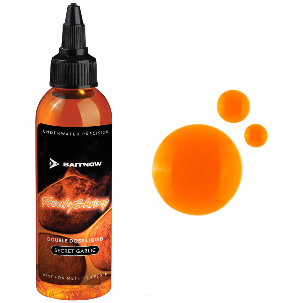 Liquid BaitNow Method Feeder Double Dose Freaky Shrimp 100ml