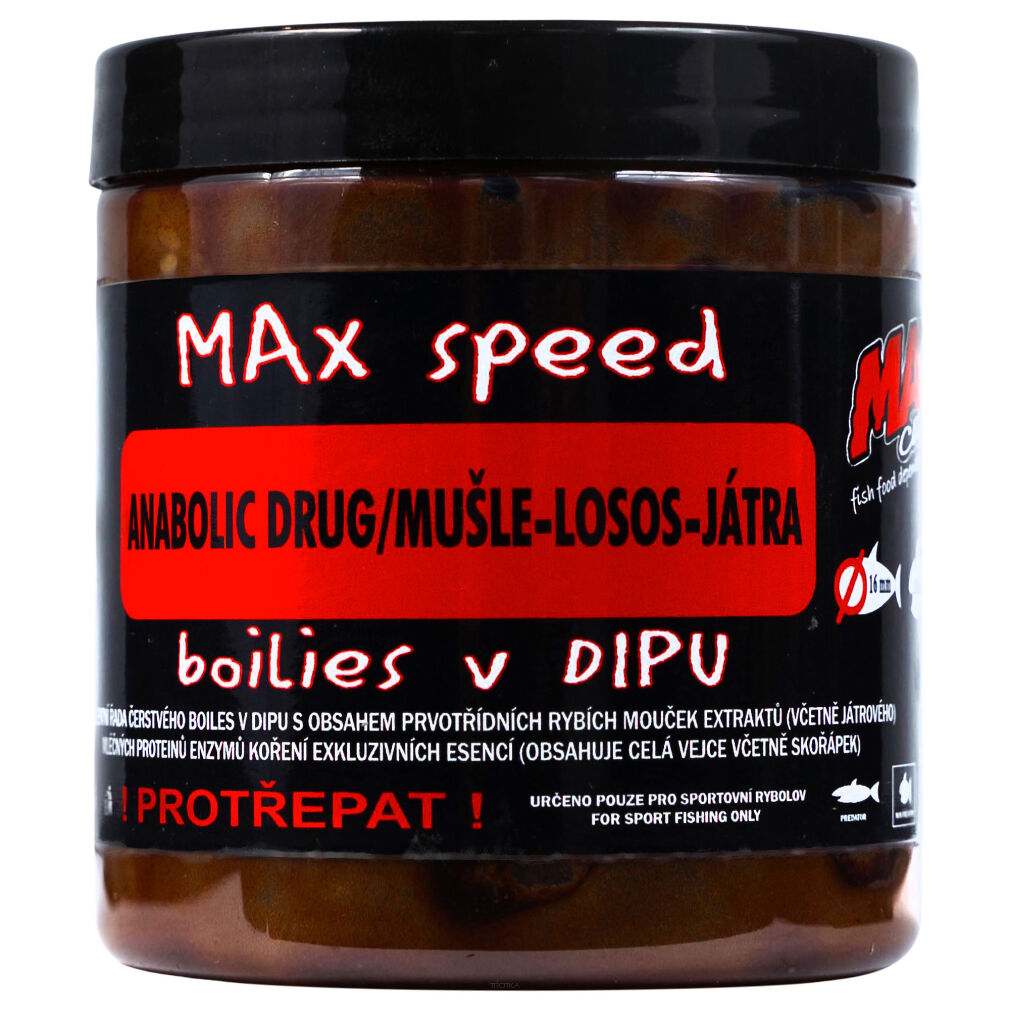 Kulki Haczykowe Max Carp W Dipie Anabolic Drug 16mm 250ml