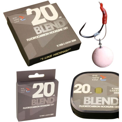 Fluorocarbon One More Cast Blend Fluorocarbon Hooklink Stiff 0,40mm 20lb 20m