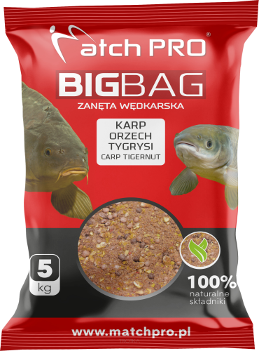 Zanęta MatchPro Big Bag 5kg - Karp Orzech Tygrysi