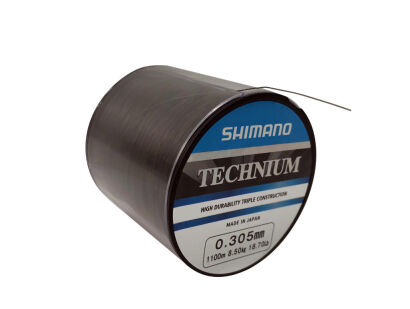 Shimano Żyłka Technium 0,305mm 1100m Grey