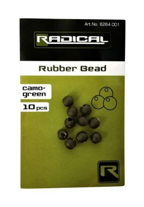Radical Rubber Bead Camo-Green 10szt.