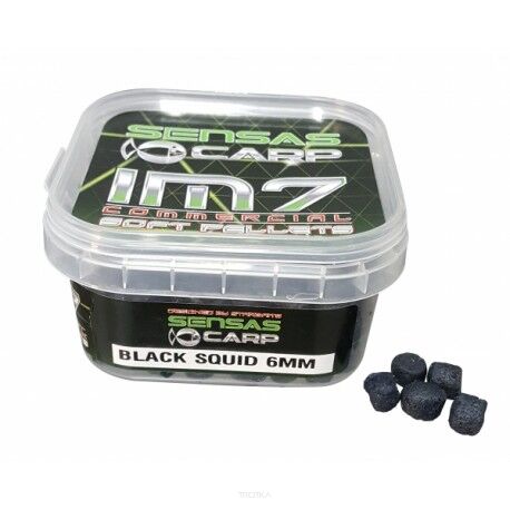 Miękki pellet haczykowy Sensas IM7 Soft Pellet 6mm - Black Squid   46757