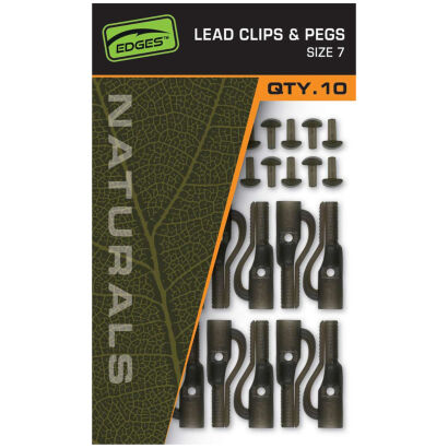Klipsy Fox Naturals Size 7 Lead Clips & pegs