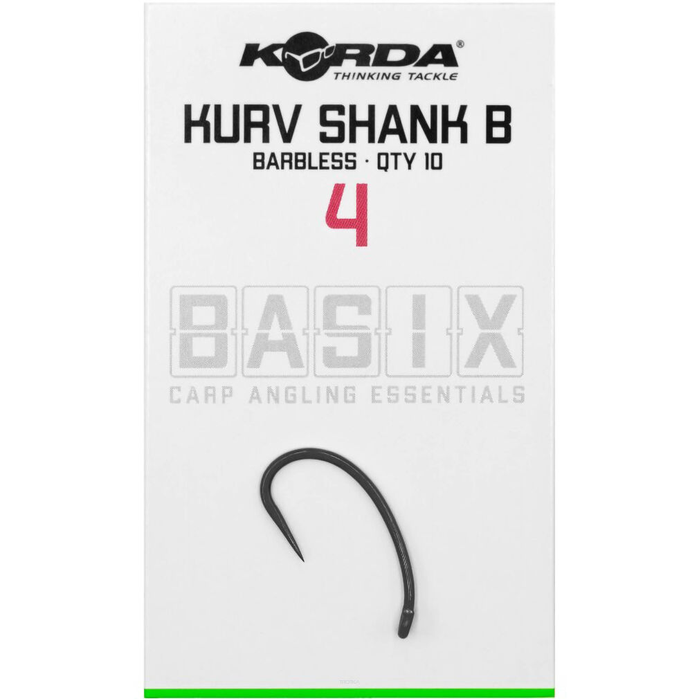 Haczyki Korda Basix Kurv Barbless - 4