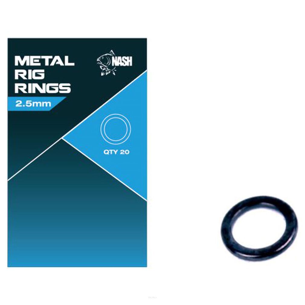 METALOWY PIERŚCIEŃ NASH METAL RIG RINGS 2,5mm. T8329