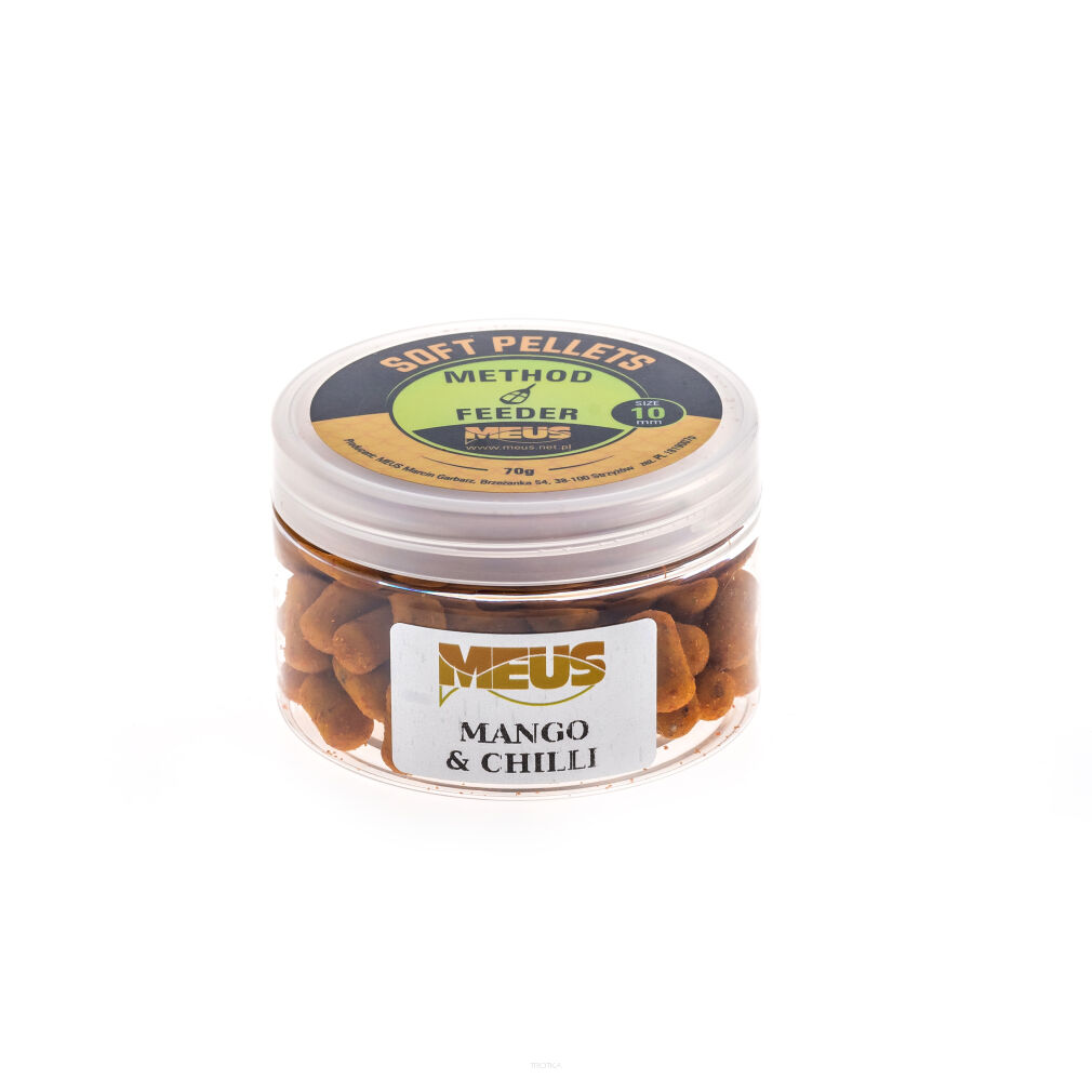 Soft Pellet Meus Method Feeder 10mm - Mango&Chilli