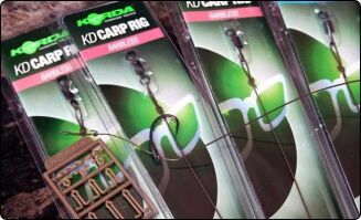 Przypon Korda KD Kurv Shank 4 Barbless X-Strong Soft N-Trap Coated 30lb 13.6kg - 2