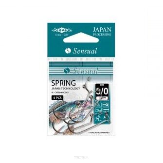 Haczyki Mikado Sensual - Spring roz. 4/0 BN   HS777-4/0