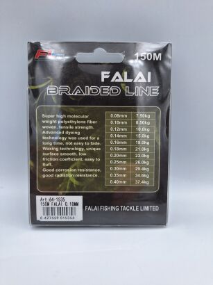 Plecionka FL Falai PE8X c. zielona - 150m/0,18mm