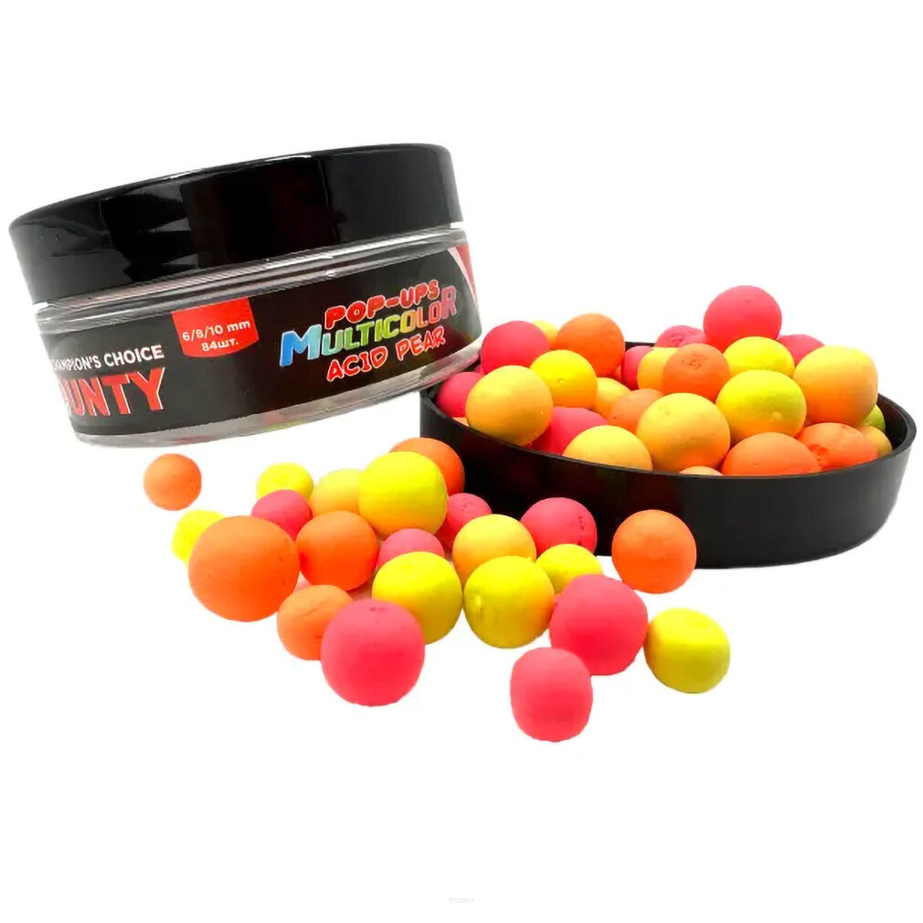 Kulki Bounty Pop Up Multicolor Multisize Acid Pear 6/8/10mm