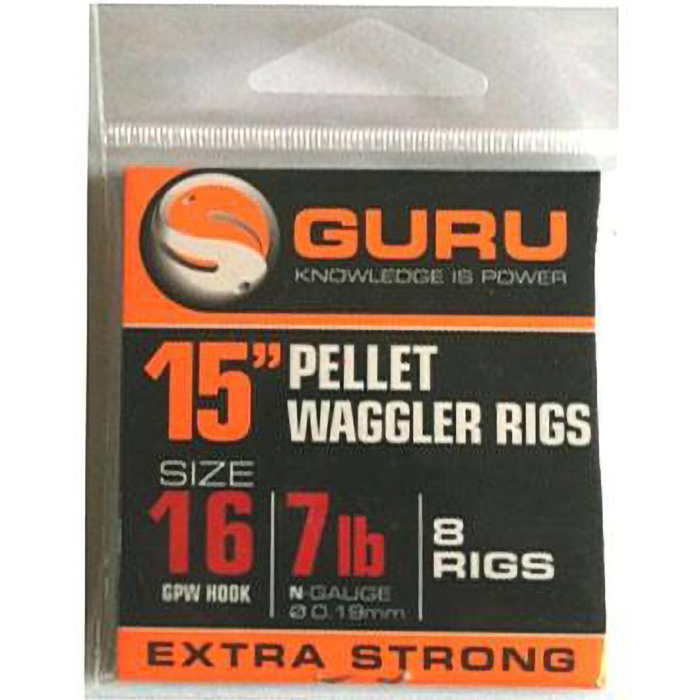 Przypony Guru Bait Bands Ready Rigs 38cm 0.17mm - 16