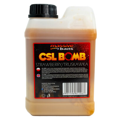 Liquid Massive Baits CSL Boomb Strawberry 1l