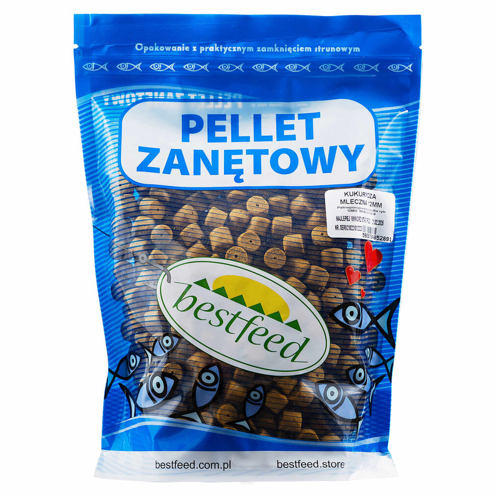 Pellet Bestfeed Cukrowa Kukurydza 18mm 800g