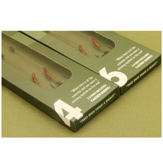 Przypony One More Cast Surrender All-In-1 Rigs Blend Leadcore Solid Bag Rig Cassien Barbed - 4 - 4