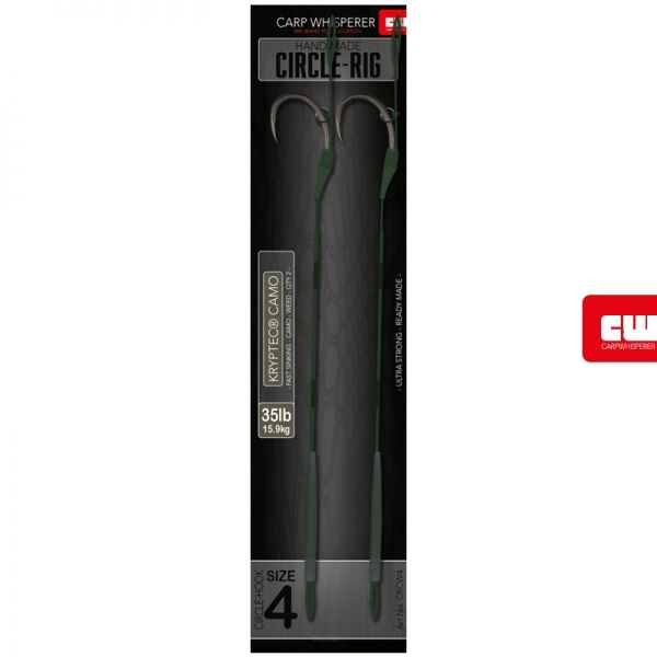 Haczyki karpiowe przyponowe Carp Whisperer -  Circle Rig roz. 4