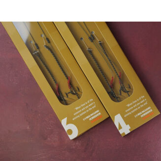 Przypony One More Cast Meta Terminal Tackle All in 1 Rig Coated Braid Lead Clip Barbless - 4 - 3