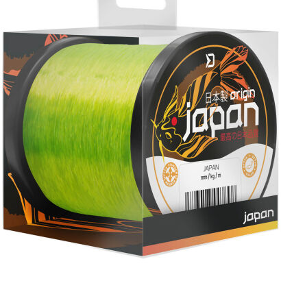 Żyłka Delphin JAPAN Origin / Fluo żółta 0,330mm 8,23kg 600m