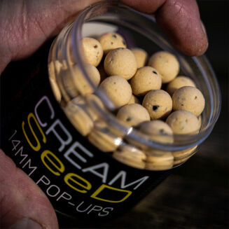 Kulki Pop Ups Munch Baits - Cream Seed 14mm - 3