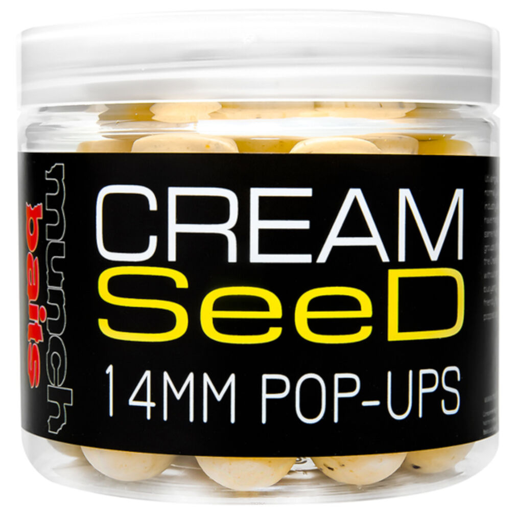 Kulki Pop Ups Munch Baits - Cream Seed 14mm