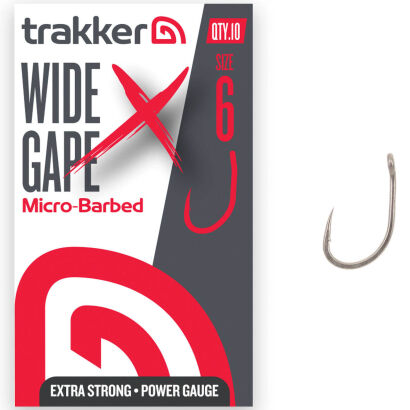 Haczyki Trakker Wide Gape XS Hooks Micro Barbed - 6