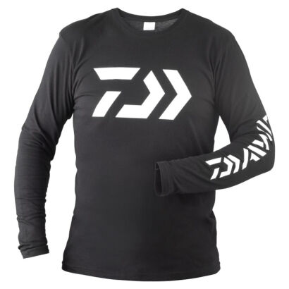 Koszulka Daiwa D-VEC Ls Shirt Black - XXL