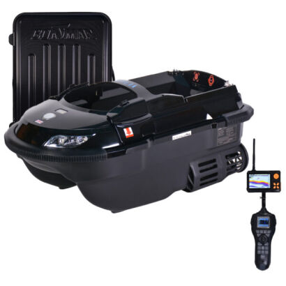 Łódka zanętowa Boatman Vulcan Pro Black GPS + Echosonda SN 4