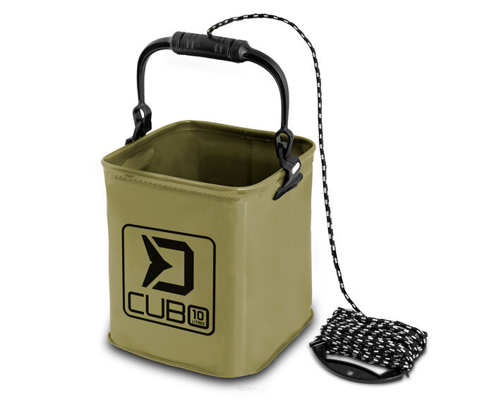 Składane wiadro Delphin CUBO 10L+7m 