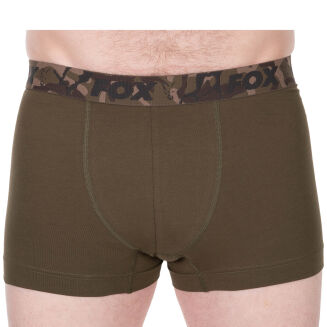 Bokserki Fox Boxer Shorts Khaki/ Black - L (2szt.) - 2