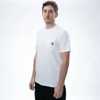 Koszulka Nash Make It Happen Badge Pocket T Shirt Ecru - L - 3