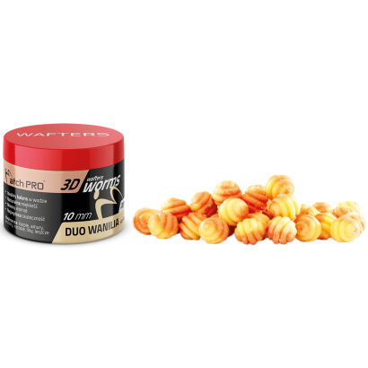 Wafters MatchPro 3D Worms Duo Vanille 10mm 20g