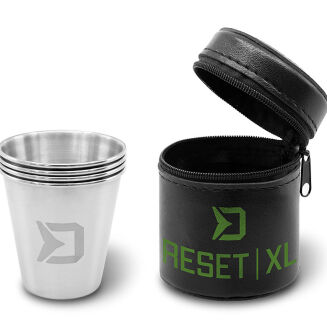 Zestaw Kieliszków Ze Stali Nierdzewnej Delphin Reset Xl 4v1 - 2