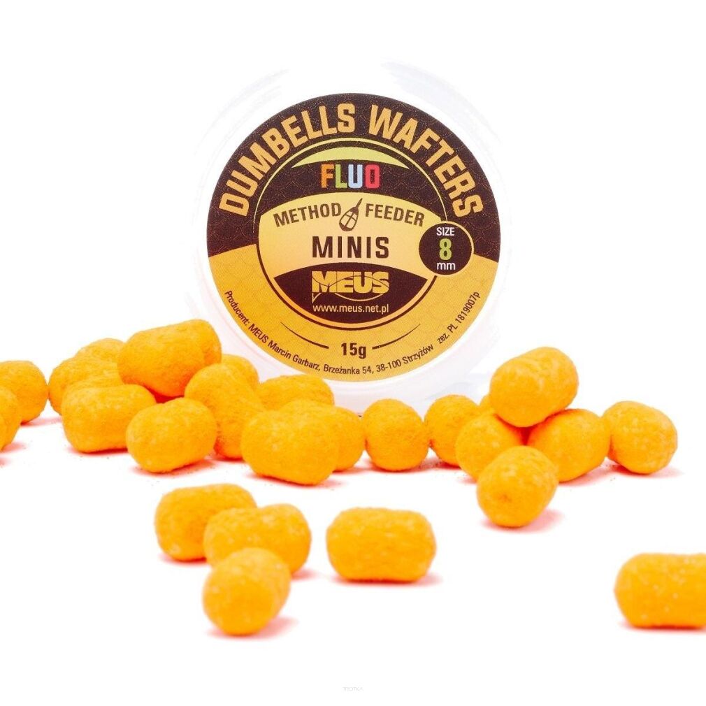 Dumbells Meus Fluo Wafters 6mm Czekolada&Pomarańcz MINIS