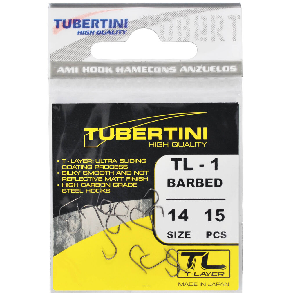 Haczyki Tubertini Serie TL-1 Barbed - 22 (15 szt.)
