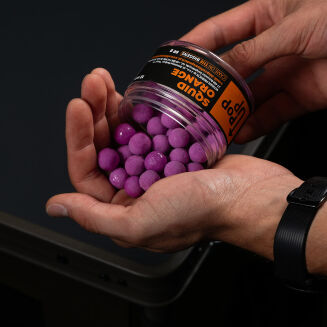 Kulki Pływające w zalewie Kałamarnica + Pomarańcza New Ultimate Products Squid Orange Pop-Ups 12mm - 2