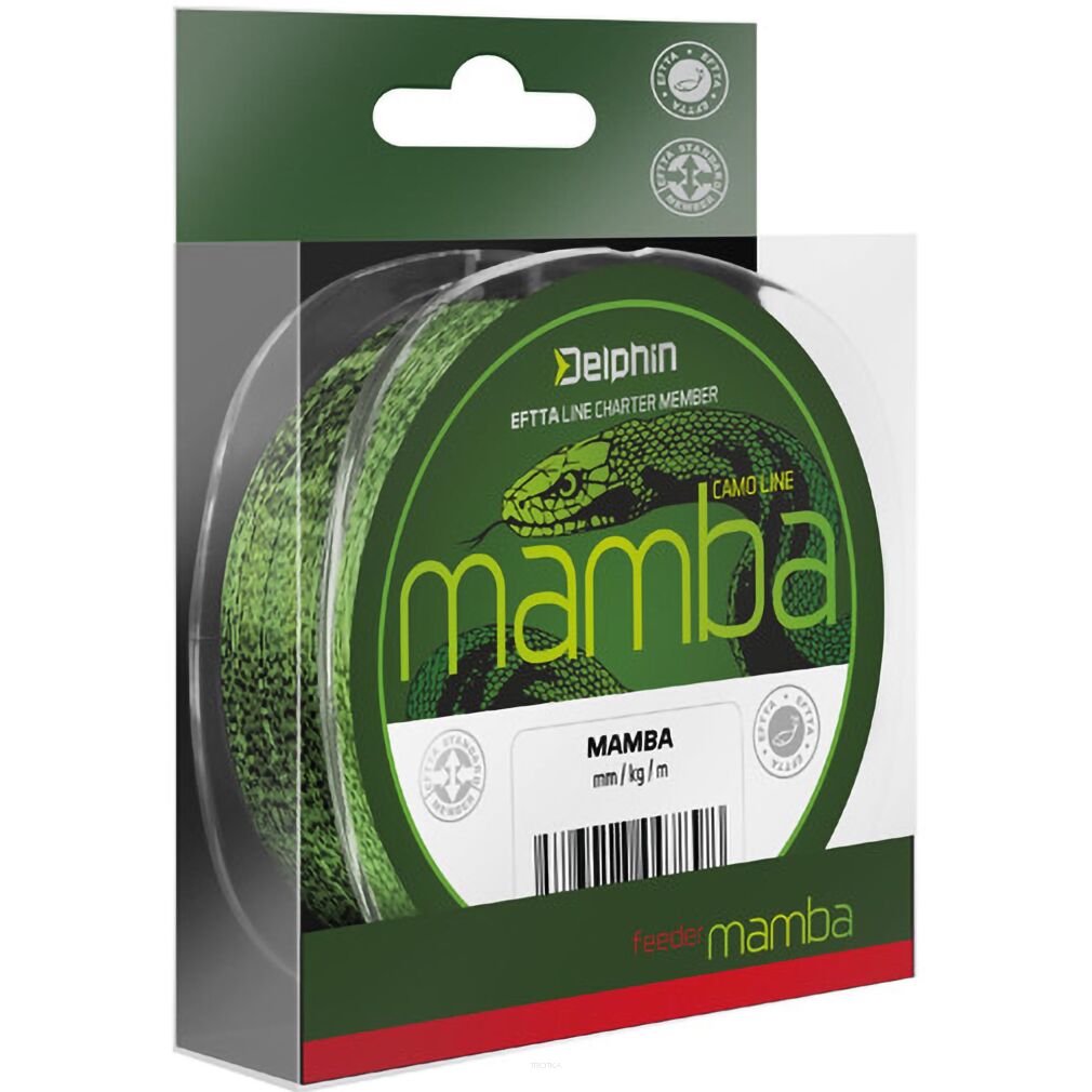 Żyłka Delphin MAMBA Feeder Kamuflaż 0,28mm 6,1kg 200m