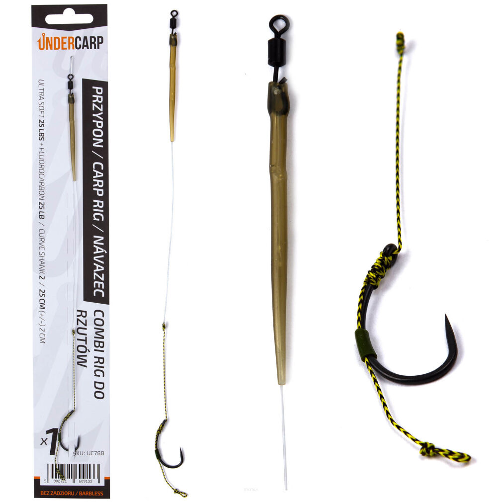 Przypon Karpiowy Under Carp Combi Rig Do Rzutów Bezzadziorowy - 6